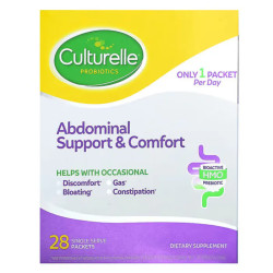 Пробиотики 2 млрд КОЕ, поддержка живота и комфорт, Culturelle Abdominal Support & Comfort, 28 пакетиков по 4,035 г