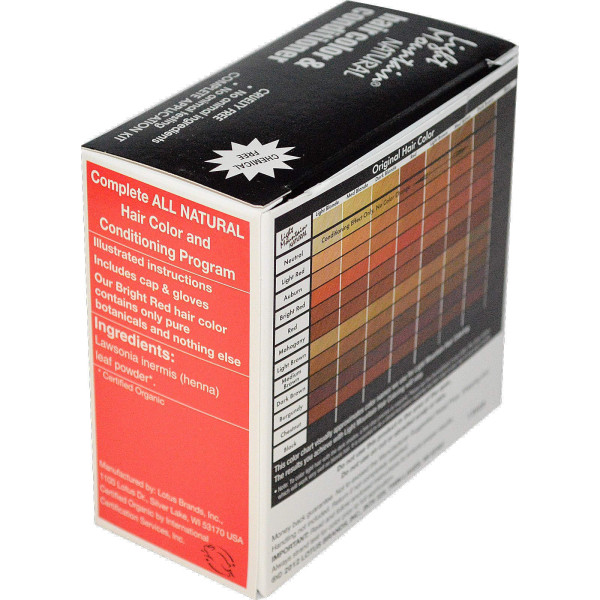 Фарба для волосся, Hair Color, Light Mountain, яскраво-червона, органічна, 113 м