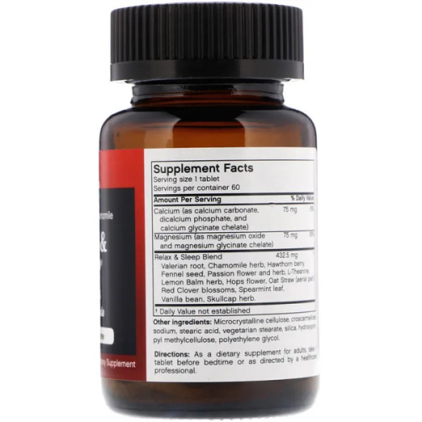 Здоровий сон і релаксація, Relax & Sleep, FutureBiotics, 60 рослинних таблеток