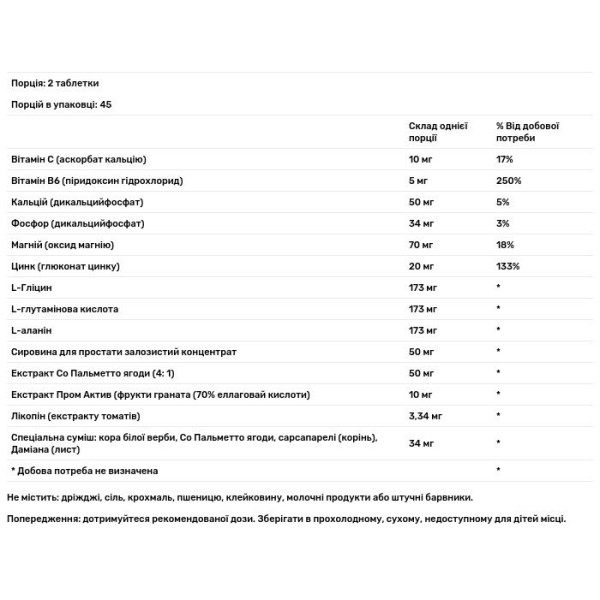 Здоров'я простати, Prostabs Plus, FutureBiotics, 90 таблеток