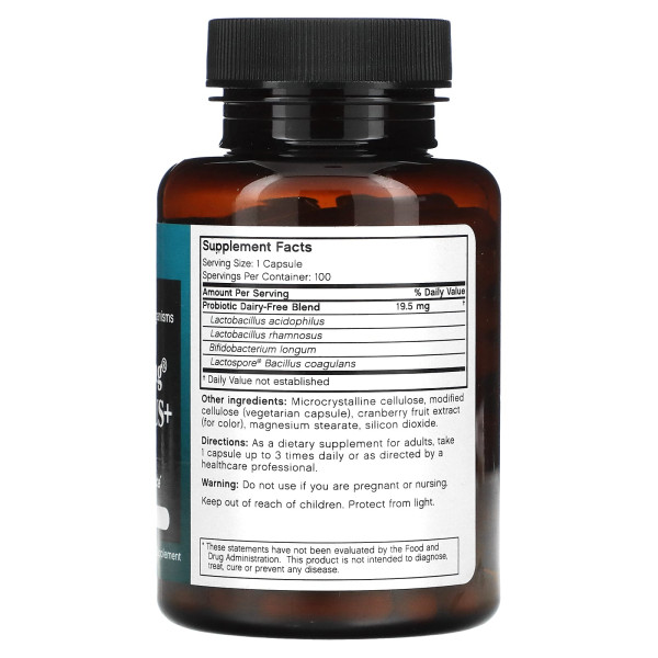 Пробіотик, Acidophilus +, FutureBiotics, 100 капсул