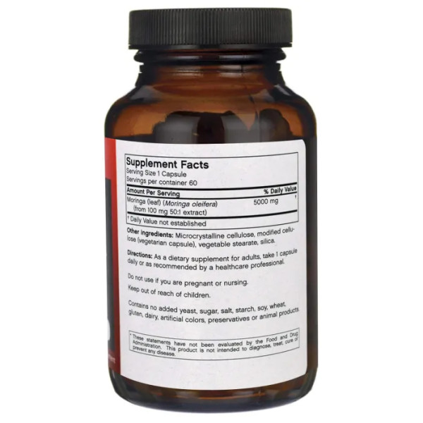 Моринга, Moringa, FutureBiotics, 5000 мг, 60 рослинних капсул