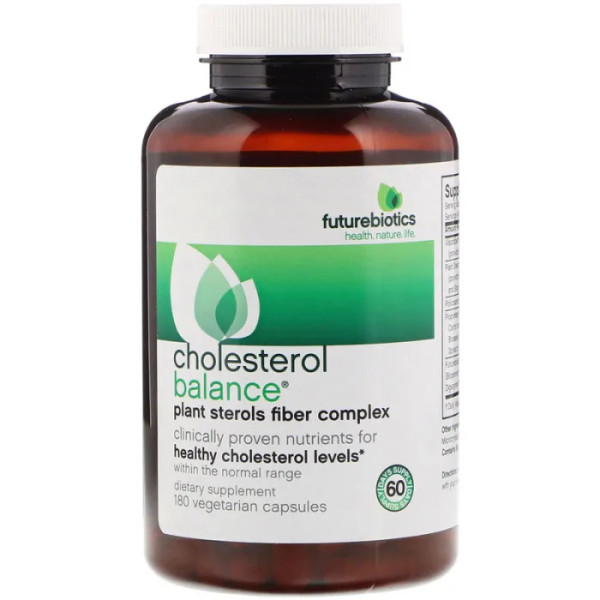 Контроль холестерину, Cholesterol Balance, FutureBiotics, 180 вегетаріанських капсул