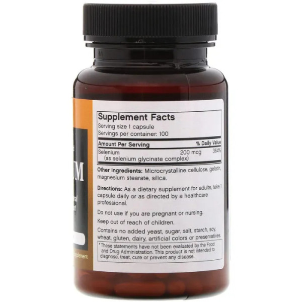 Селен (Selenium), FutureBiotics, 200 мкг, 100 капсул