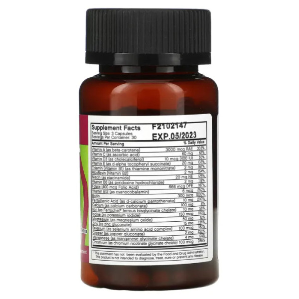 Мультивітаміни для підлітків, M.V. Teen, FutureBiotics, 90 капсул