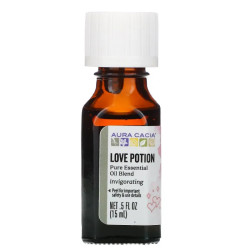 Афродизиак, Aura Cacia Love Potion, жасмин и сандал, 15 мл
