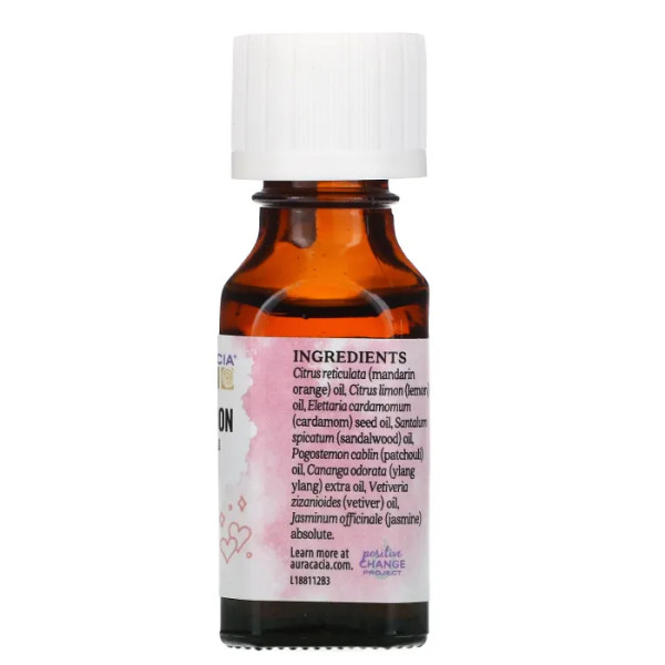 Афродизіак, Love Potion, Aura Cacia, жасмин і сандал, 15 мл
