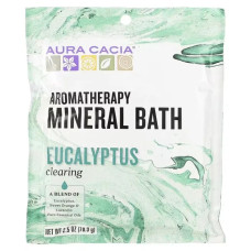 Мінеральна ванна з евкаліптом, Aura Cacia Aromatherapy Mineral Bath, 70,9 г