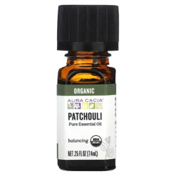 Ефірна олія пачулі, Aura Cacia Organic Patchouli Oil, 7,4 мл