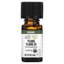 Масло іланг-іланга 7,4 мл, Aura Cacia Oil Ylang Ylang, органічне, чисте, ефірне