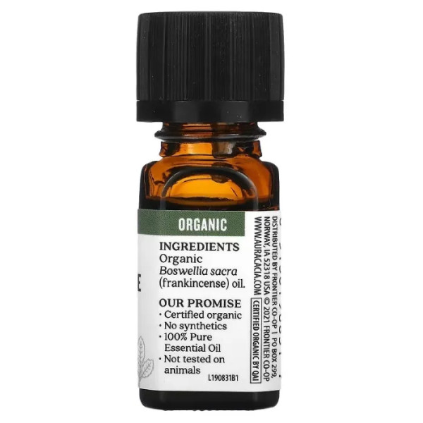 Олія ладану, Essential Oil Frankincense, Aura Cacia, органік, чиста, ефірна, 7,4 мл