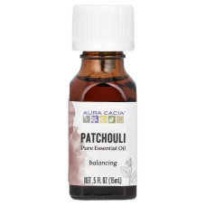 Масло пачулі, Aura Cacia Patchouli Oil, 100% чисте ефірне, 15 мл