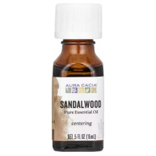 Ефірна олія сандалового дерева, Essential Oil Sandalwood Aura Cacia, 15 мл