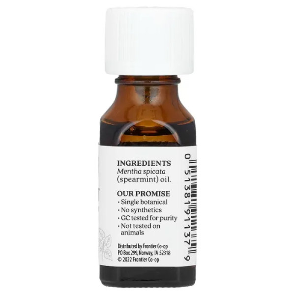 Ефірна олія м'яти, Pure Essential Oil, Aura Cacia, 15 мл