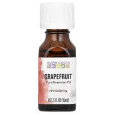 Масло грейпфрута 15 мл, Aura Cacia Essential Oil Grapefruit, чисте ефірне