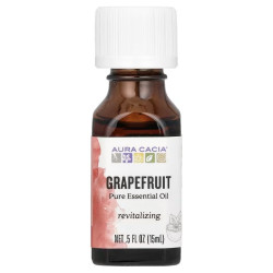 Масло грейпфрута 15 мл, Aura Cacia Essential Oil Grapefruit, чистое эфирное