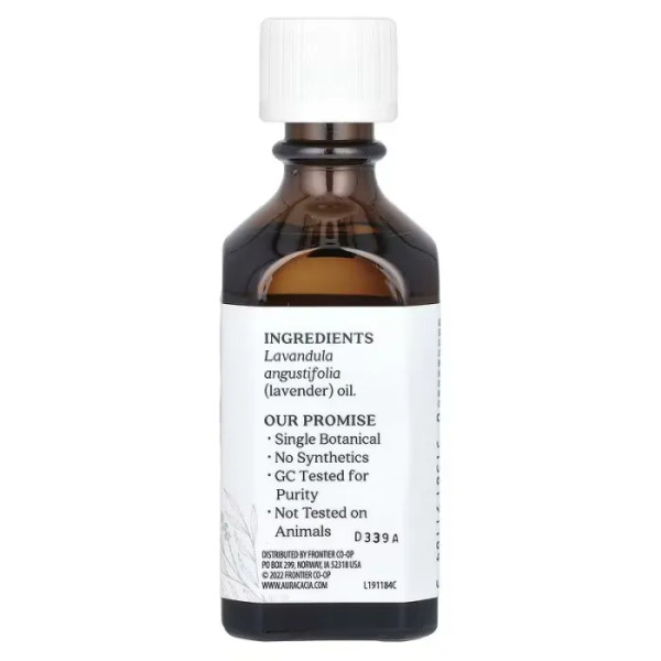 Лавандова олія, Lavender Oil, Aura Cacia, Pure Essential Oil, 59 мл