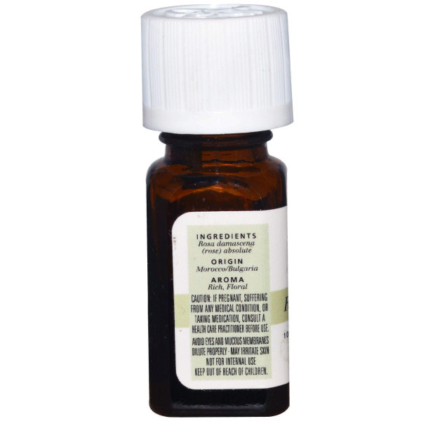 Олія троянди абсолют (Oil Rose Absolute), Aura Cacia, 100% чиста, ефірна, 3,7 мл