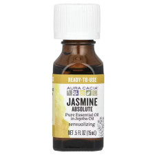 Масло жасмину абсолют, Aura Cacia Jasmine Absolute, 15 мл
