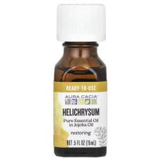 Масло безсмертника 15 мл, Aura Cacia Helichrysum, відновлювальне