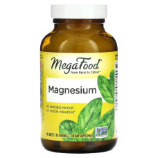 Магній 90 таблеток, MegaFood Magnesium, добавка для підтримання здоров'я
