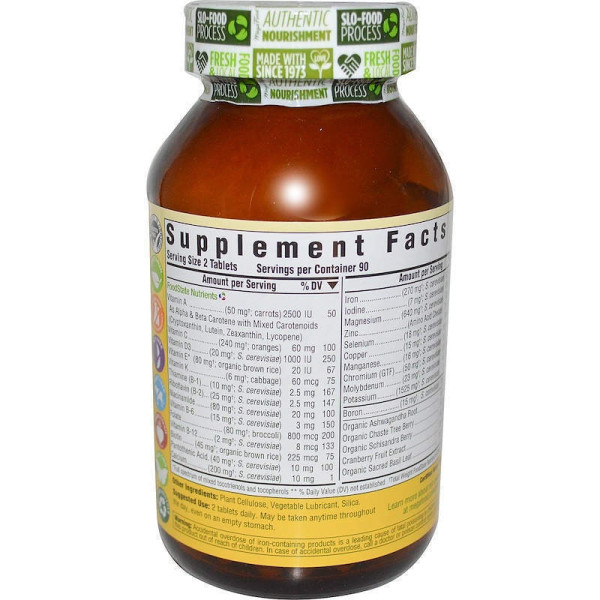 Мультивітаміни і мінерали для жінок, Multivitamin & Mineral, Mega Food, 180 таблеток