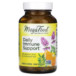 Ежедневная поддержка иммунитета, MegaFood Daily Immune Support, 60 таблеток