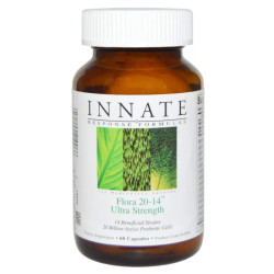 Пробіотик для травлення, Flora 20-14 Innate Response Formulas, 60 капсул