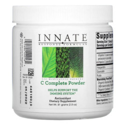 Вітамін C, порошок, Innate Response Formulas Vitamin C, 81 г