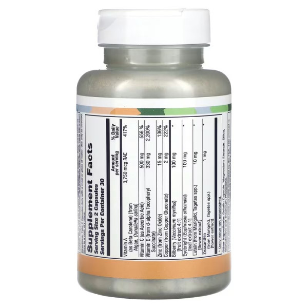 Вітаміни для очей, Brite Eyes, Life Time Vitamins, антиоксидантна формула, 60 капсул