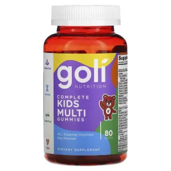 Мультивітаміни для дітей, Complete Kids Multi, Goli Nutrition, 80 жувальних цукерок