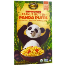 Кукурудзяні органічні кульки, з арахісовим маслом, EnviroKidz Organic Peanut Butter Panda Puffs