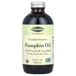 Гарбузова олія органік, Pumpkin Oil Flora, 250 мл