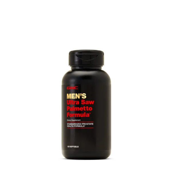 З пальметто, здоров'я простати, Men's Ultra Saw Palmetto Formula, GNC, 120 гелевих капсул