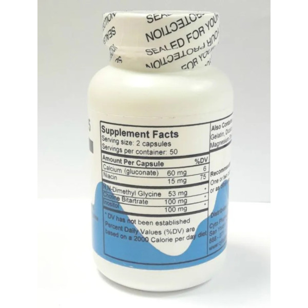 Пангамова кислота вітамін B15, Vitamin B15, Cyto Pharma, 100 капсул