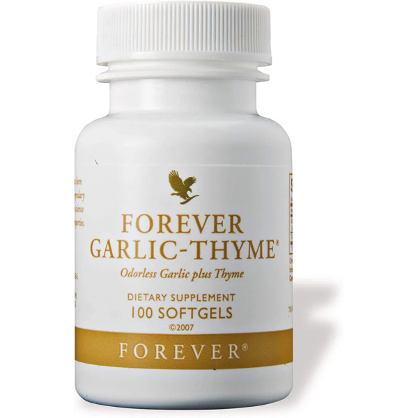 Часник і чебрець, Garlic-Thyme, Forever Living, 100 гелевих капсул