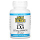 Вітамін D3, Vitamin D3, Natural Factors, 125 мкг (5000 МО), 120 гелевих капсул
