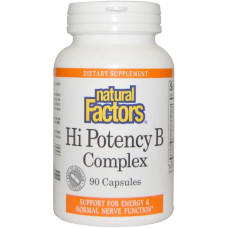 Вітамін В комплекс, Natural Factors B Complex, 90 капсул