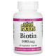 Біотин, Biotin, Natural Factors, 5000 мкг, 60 вегетаріанських капсул