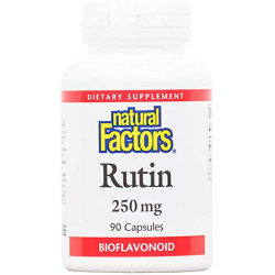 Рутин 250 мг, Natural Factors Rutin, 90 капсул