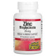 Бісгліцинат цинку, Zinc Bisglycinate, Natural Factors, 25 мг, 60 вегетаріанських капсул