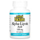 Альфа-ліпоєва кислота, Alpha-Lipoic Acid, Natural Factors, 100 мг, 60 капсул