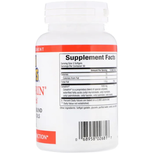 Целадрин, здоровье суставов, Celadrin, Natural Factors, 90 капсул