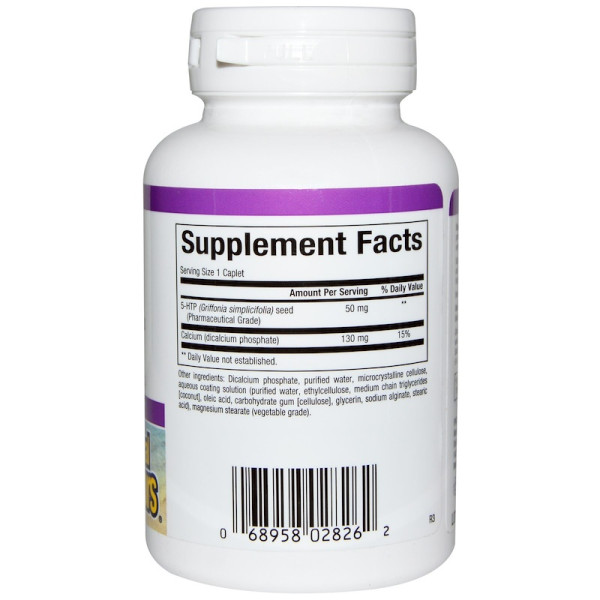 5-НТР (окситриптан), Stress-Relax, Natural Factors, 50 мг, 60 капсул