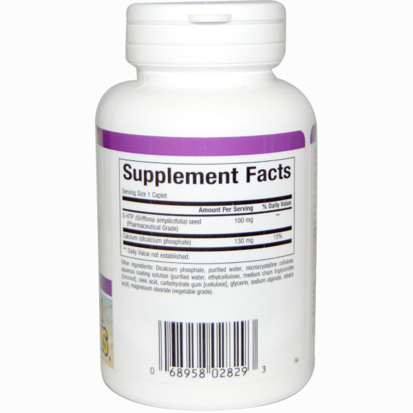 5-НТР стрес релакс (Stress-Relax), Natural Factors, 100 мг, 60 капсул