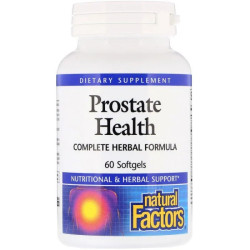 Здоров'я простати, Natural Factors Prostate Health, комплексна трав'яна формула, 60 капсул