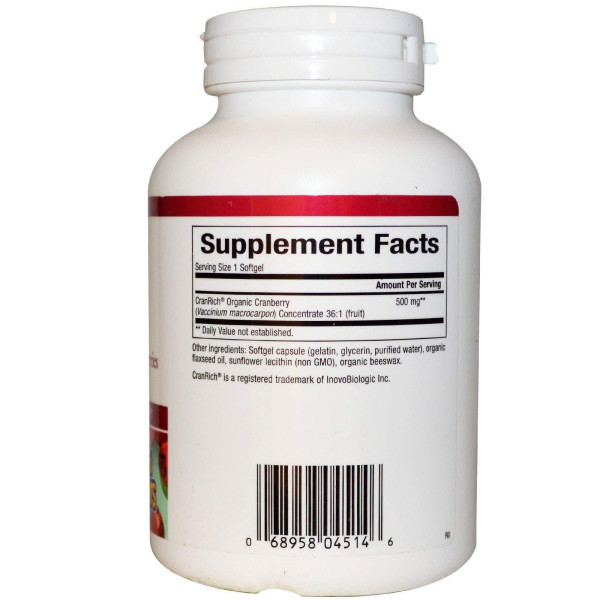 Журавлина екстракт (суперконцентрат), Cranberry Concentrate, Natural Factors, 500 мг, 90 капсул
