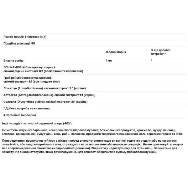 Підтримка імунної системи, Anti-V Formula, Natural Factors, з ехінамідом, 50 мл