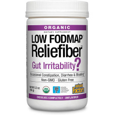 Клітковина для травлення без ароматизаторів, Natural Factors Organic Low Fodmap Reliefiber, 150 г