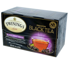 Чай чорний з чорною смородиною 20 пак., Twinings Black Tea, 40 м